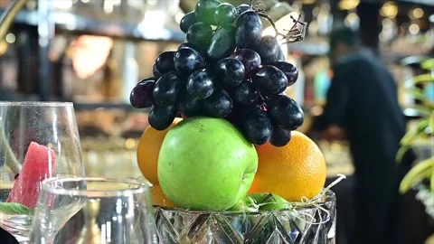 High Class Indian Wedding Catering Welcome Drink Service – 4K Footage Stock Footage 311431549
