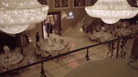 High class restaurant Stock Footage 156834421