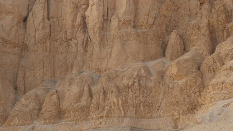 High Cliffs in The Valley of the Kings Stock Footage 128273261