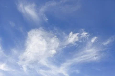 High clouds in later spring Stock Photos