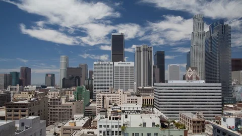 High Clouds Los Angeles Timelapse 4k Vidéo 98870346