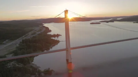 High Coast Bridge, Sweden Video stock 34457186