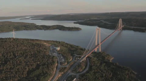 High Coast Bridge, Sweden Video stock 34457191