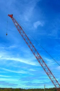 High construction crane Stock Photos