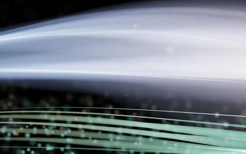 A high-contrast abstract image featuring a dynamic interplay of light and m.. Иллюстрация