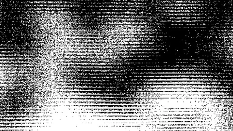 High contrast black and white dynamic noise and pixelated haftone with abstract Stock Footage 340580720