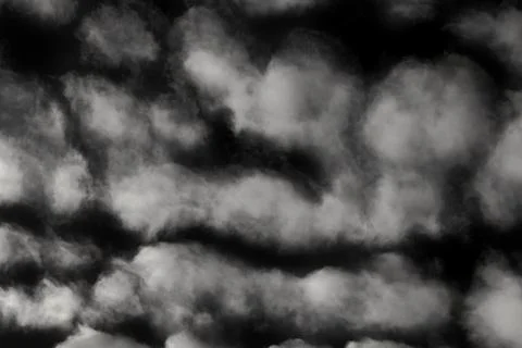 High-Contrast Cloud Overlay for Editing and Compositing for Visual Effects Foto stock