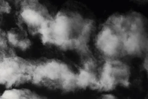 High-Contrast Cloud Overlay for Editing and Compositing for Visual Effects Stock Photos