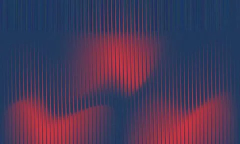 High contrast dark blue background with vibrant red motion blur and vertica.. Stock Illustration