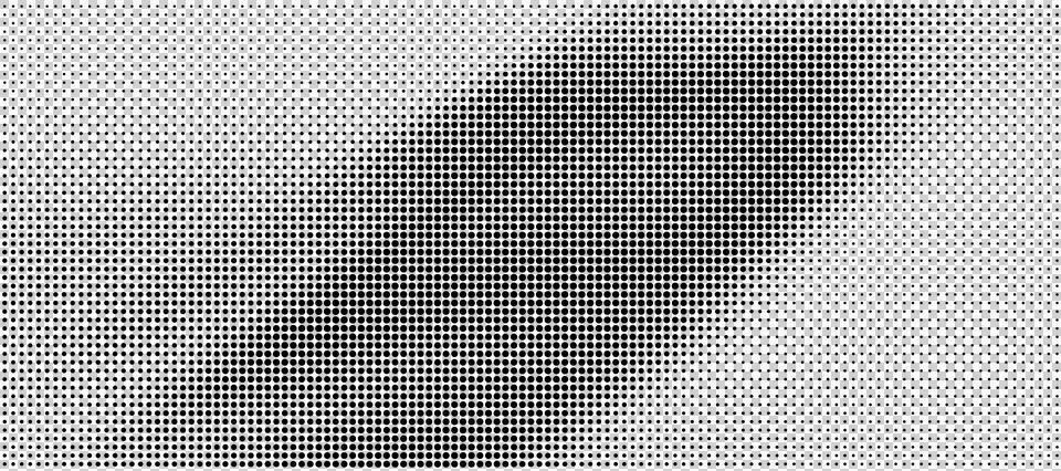 High-contrast halftone texture. Stock Illustration