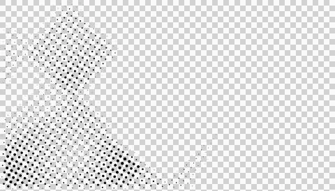 High-contrast monochrome halftone triangle burst. 스톡 일러스트