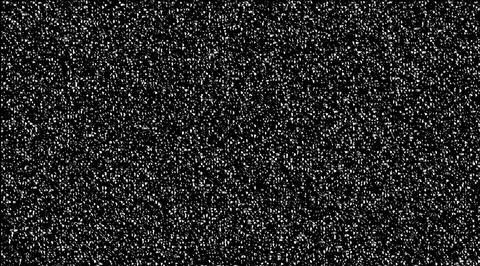 High contrast monochrome noise pattern, Static television grain texture, Blac Stock Illustration