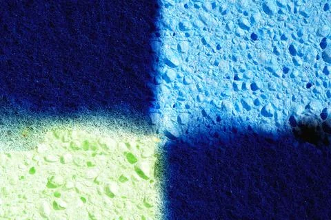 High Contrast Pattern Of Foam With Geometric Grid And Tactile Pores Stock Photos