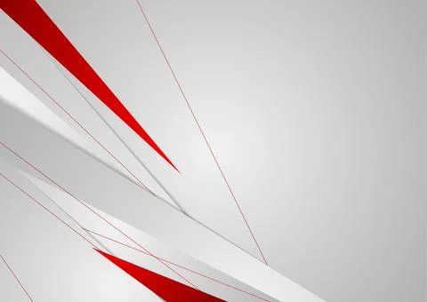 High contrast red and grey abstract corporate background Stock Illustration