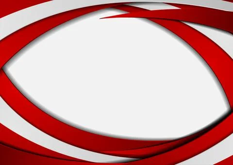 High contrast red and white abstract tech corporate wavy background 스톡 일러스트