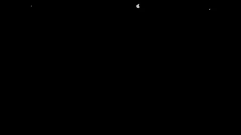 High contrast white noise particles scattered random black background old screen Stock Footage 324719337