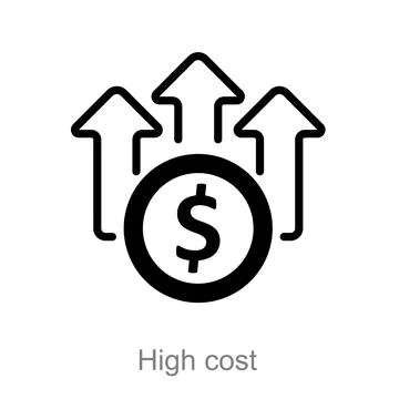 High cost Stock Illustration