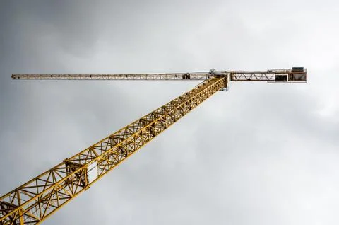 High crane from below Foto stock