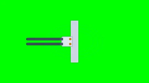 High-Current Primary Injection Test Lug and Busbar Connection Technical Lin.. Stock Footage 346673420