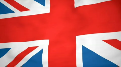 High-definition 3d render Flag of England Vidéo 651532