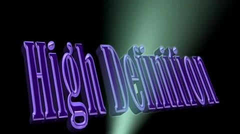 High Definition 3D Text Animation Stock Footage 40158659