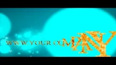 High definition abstract moving particles against blue dark background Stock After Effects