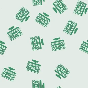 High definition display glyph vector seamless pattern Stock-Illustration