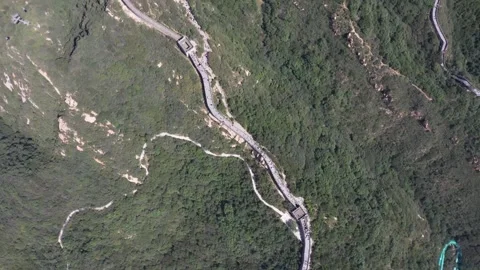 High Definition Drone Capture of Ancient Wall Video stock 319609219