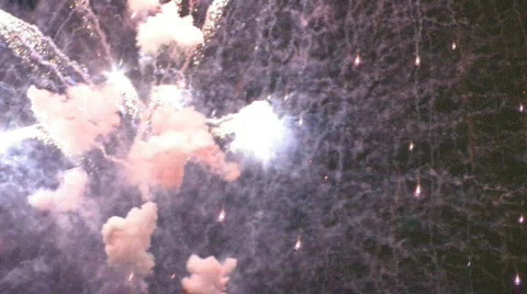 High Definition Fireworks Display Stock Footage 281458