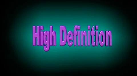 High Definition HD Glowing 3D Text Animation Stock Footage 40155806