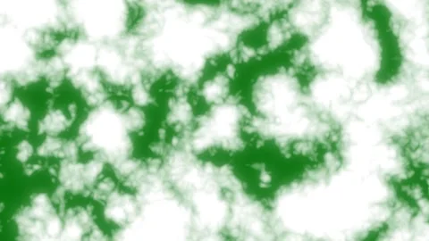 High definition realistic clouds flowing on green background animation Video stock 347681517