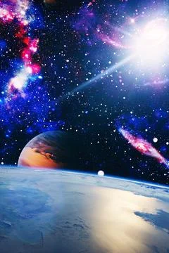High definition star field background . Starry outer space background texture Stock Illustration