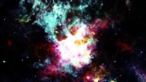 High definition star field background. Elements of this image furnished by NASA. Stock Photos
