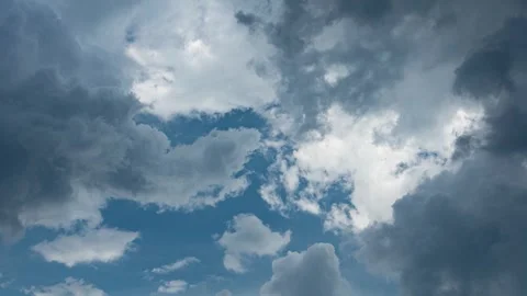 High Definition Time Lapse of Sky Shifting to Gloom Stock Footage 319611140