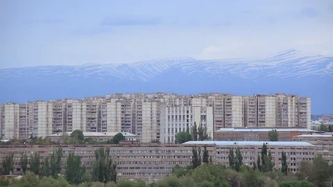 High density apartment block Stock Footage 77532021