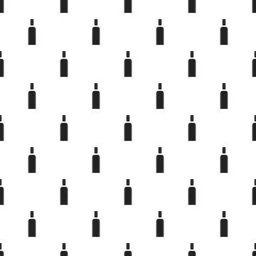 High density bottle pattern seamless vector Illustrazione stock