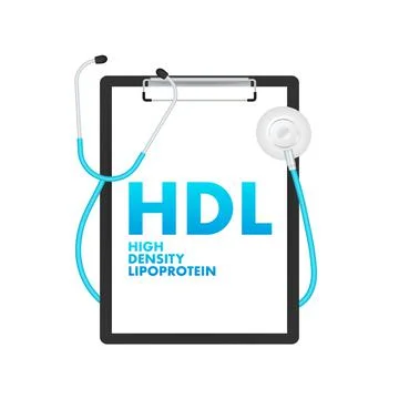 HIGH DENSITY LIPOPROTEIN. Icon for concept design. Blood pressure concept. High 스톡 일러스트