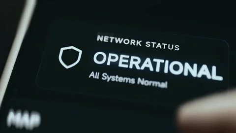 High Density Racks Alert Management Interface Stock Footage 340141112