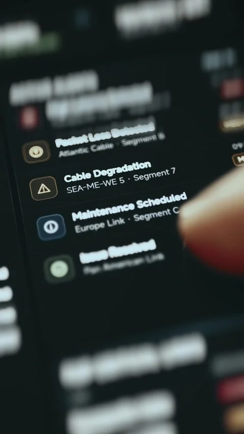 High Density Racks Resource Allocation Interface Stock Footage 340141475