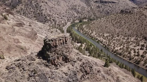 High Desert Aerial 4k Stock Footage 101404772