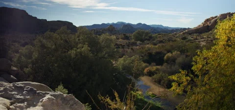 High Desert Landscape Stock Footage 136282152