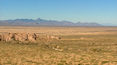 High Desert Overlook Skyport Vídeo Stock 33622650