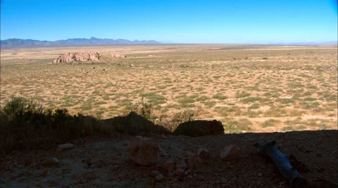 High Desert Overlook Valley 스톡 동영상 33622681
