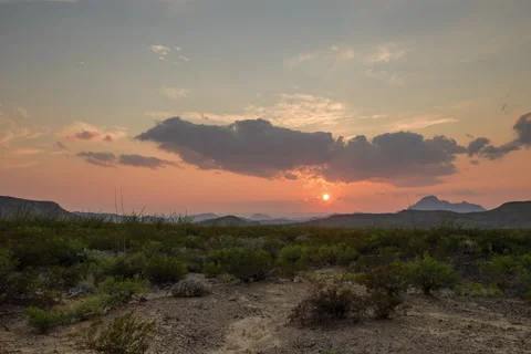 High Desert Sunset (4 of 4) Stock Footage 166748351