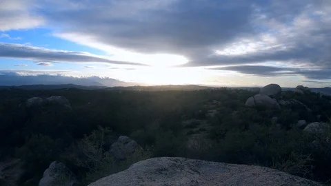 High Desert Sunset Timelapse 库存影片 120272667