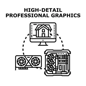 High detail professional graphics creating architectural design Ilustración de archivo