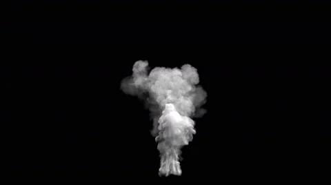 Steam Or Smoke On Black Background - Stock Video