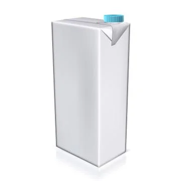 High detailed vector milk pack Stock Illustration