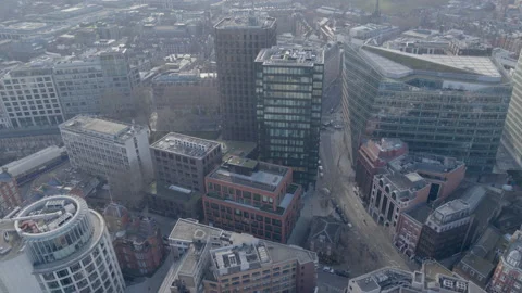 High distant angle Recording of Buckingham Green, Daytime, 4K Stock Footage 175273812