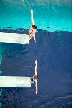 High divers Stock Photos